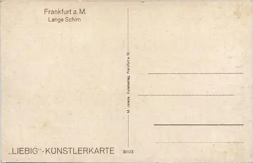 Frankfurt - Künstlerkarte B. Liebig -246262