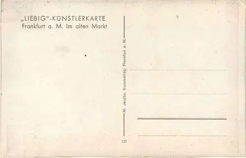 Frankfurt - Liebig Künstlerkarte -246120