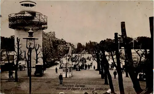 London - Empire Exhibition 1911 - Mountain Railway -253334