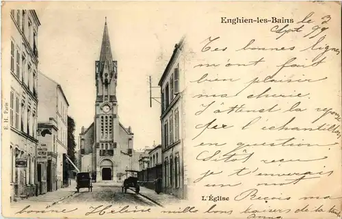 Enghien les Bains - L eglise -16776