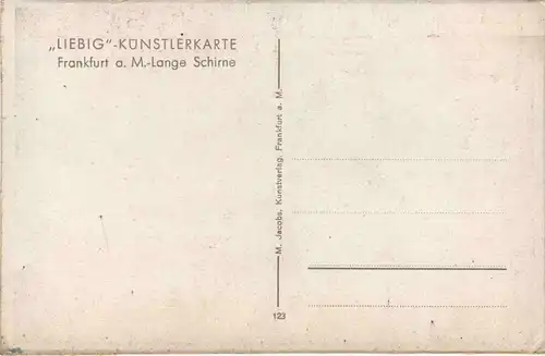 Frankfurt - Liebig Künstlerkarte -246114