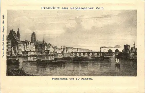 Frankfurt - Panorma vor 50 Jahren -246328