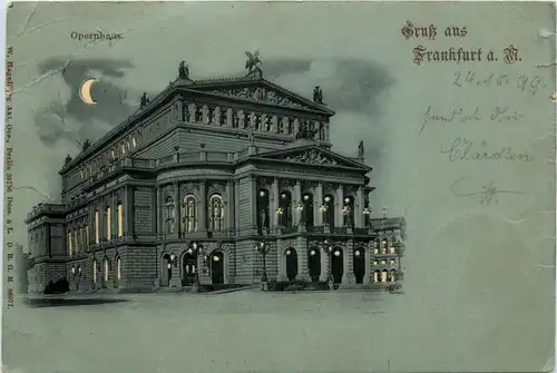 Gruss aus Frankfurt - Litho - Halt gegen Licht -246508