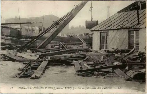 Paris - Inonations 1910 -17236