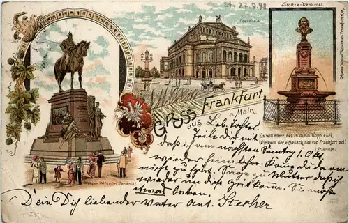 Gruss aus Frankfurt - Litho -246466