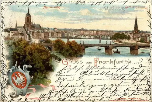 Gruss aus Frankfurt - Litho -246486