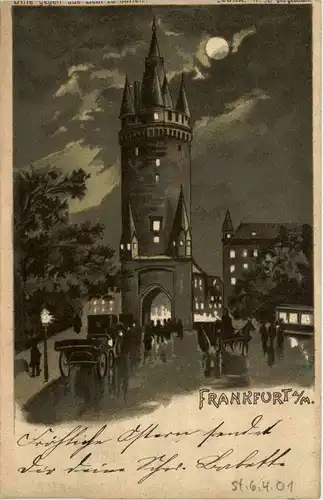 Frankfurt - Litho - Halt gegen Licht -246506