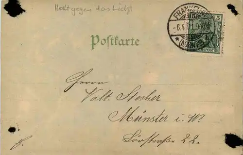 Frankfurt - Litho - Halt gegen Licht -246506
