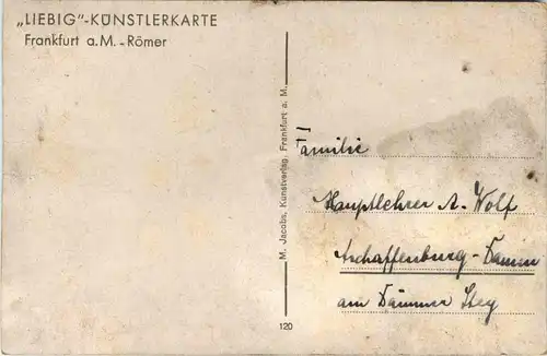 Frankfurt - Künstlerkarte B. Liebig -246264