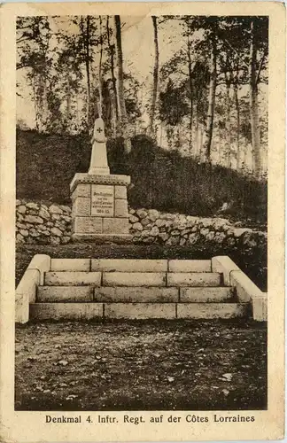 Denkmal auf der Cotes Lorraines -247204