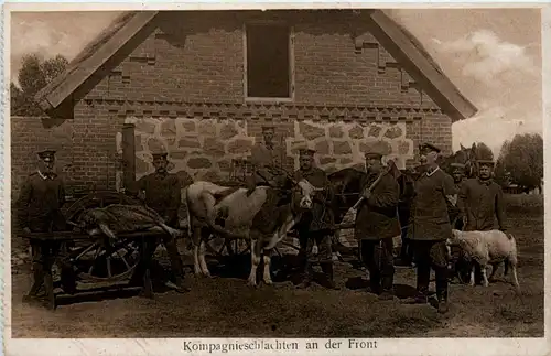 Kompagnieschlchten an der Front - Feldpost -246908