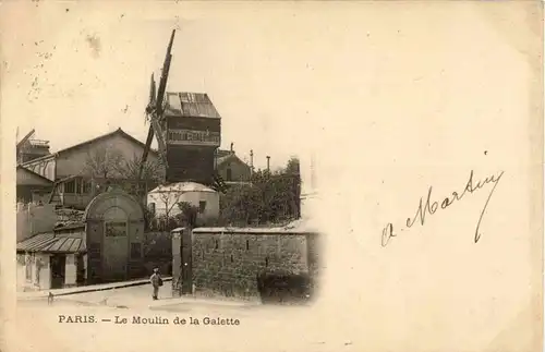 Paris - Montmartre - Moulin de la Galette -17822
