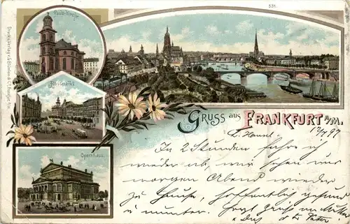 Gruss aus Frankfurt - Litho -246470