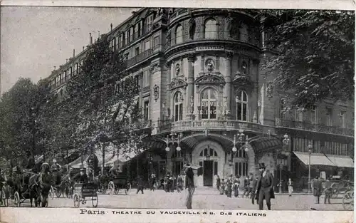 Paris - Theatre du Vaudevile -18090