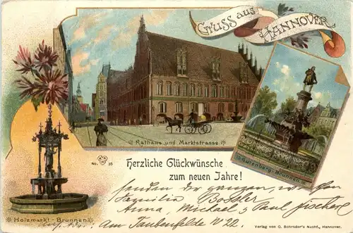 Gruss aus Hannover - Litho -248050