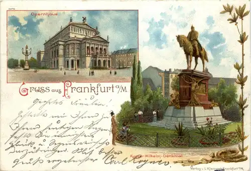 Gruss aus Frankfurt - Litho -246046