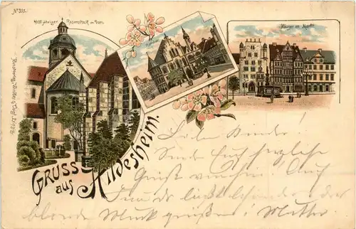 Gruss aus Hildesheim - Litho -248114