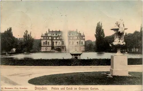 Dresden - Palais und teich -247794