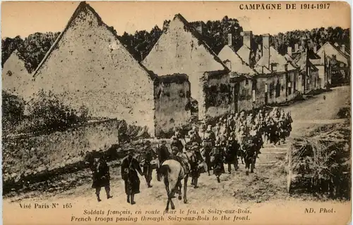 Soizy aux Bois - French troops -247014