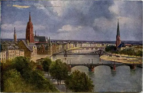 Frankfurt - Künstlerkarte B. Liebig -246256