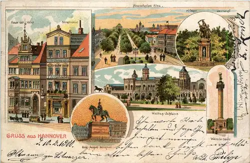 Gruss aus Hannover - Litho -248274