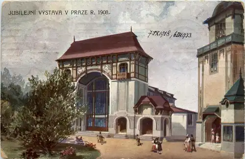 Prag - Jubilejni Vystava v Praze 1908 -248314