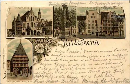 Gruss aus Hildesheim - Litho -248112