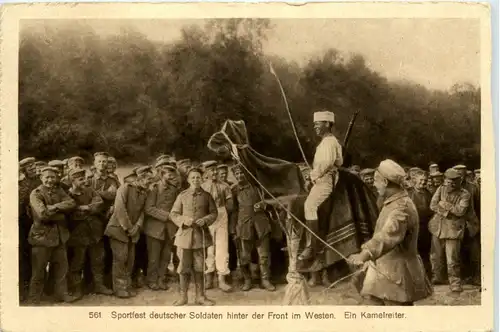 Sportfest deutscher Soldaten - Kamelreiter -247580