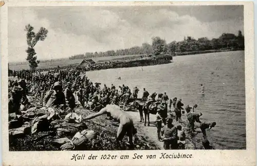 Halt der 102er am See von Kociubince -247886