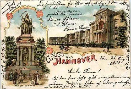 Gruss aus Hannover - Litho -248252