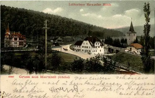 Gruss aus Marxzell - Albthal - Bahnpost -248656