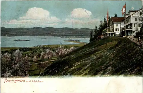 Feusisgarten und Zürichsee -247852