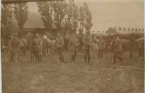 soldaten mit Pferden - Feldpost -246740