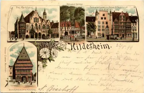 Gruss aus Hildesheim - Litho -248104