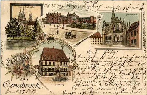 Gruss aus Osnabrück - Litho -248224