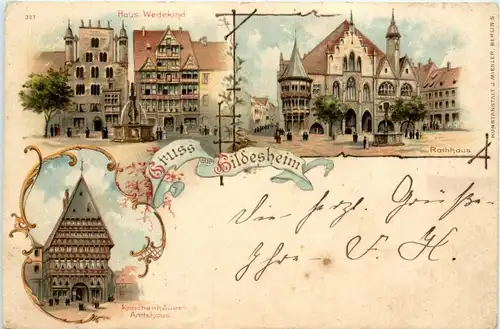 Gruss aus Hildesheim - Litho -248108