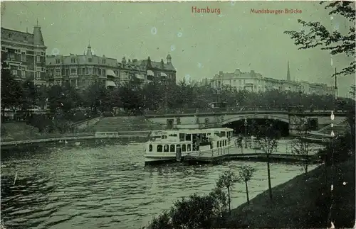 Hamburg - Mundesburger Brücke -249108