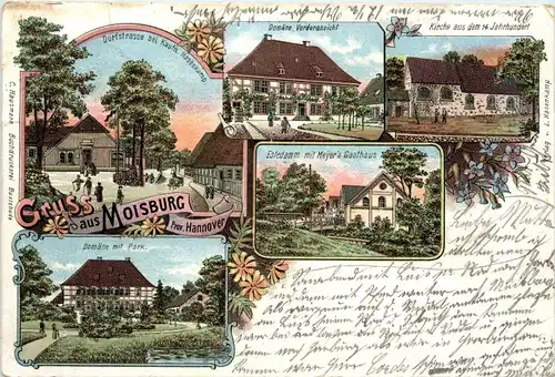 Gruss aus Moisburg - Litho -248594