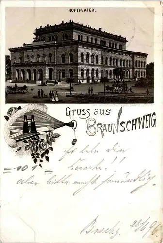 Gruss aus Braunschweig - Litho 1896 -248082