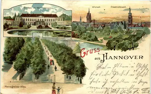 Gruss aus Hannover - Litho -248248