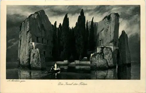 Die Insel der Toten - sign. A. Böcklin -249630