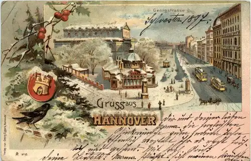 Gruss aus Hannover - Litho -248046