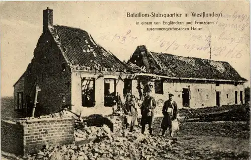 Bataillons Stabsquartier in Westflandern -247190