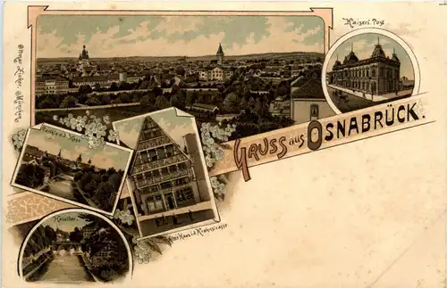 Gruss aus Osnabrück - Litho -248546