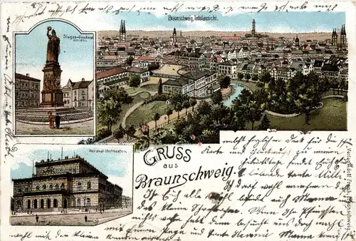 Gruss aus Braunschweig - Litho -248086