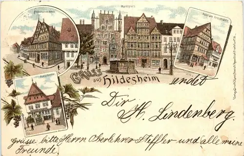 Gruss aus Hildesheim - Litho -248106