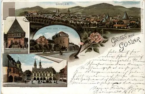 Goslar am Harz - Litho -248126