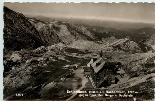 Mariazell/Steiermark - Schiestlhaus am Hochschwab gegen Ennstaler Berge u. Dachstein -308224