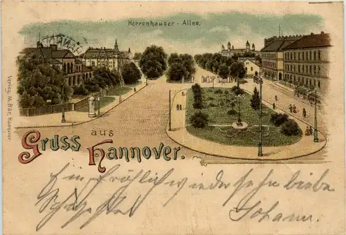 Gruss aus Hannover - Litho -248286