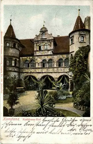 Konstanz - Rathhaus Hof -249702